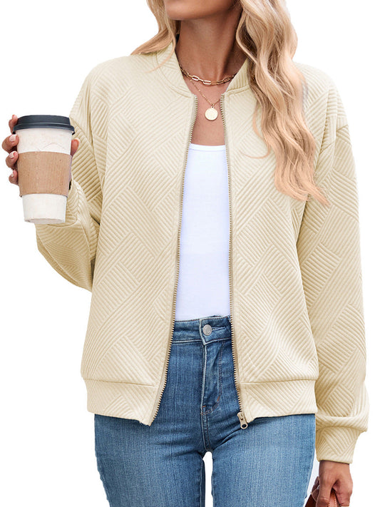 Brenda | Quilted Zip-Up Bomber Jacket