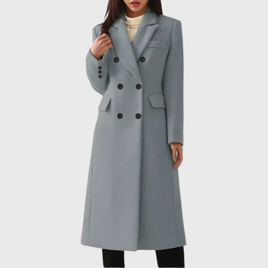 Donna | Double Breasted Long Coat