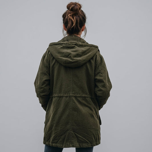 Vicki | Hooded Utility Jacket with Cargo Pockets
