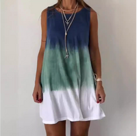 Alice | Sleeveless Ombre Tie Dye Sundress
