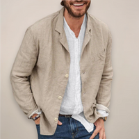 Arthur | Relaxed Linen Notch Lapel Jacket