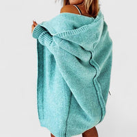 Bonnie | Oversized Hooded Knit Cardigan