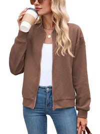 Brenda | Quilted Zip-Up Bomber Jacket