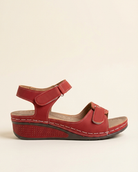 Brenda | Wedge Sandal with Adjustable Ankle Strap