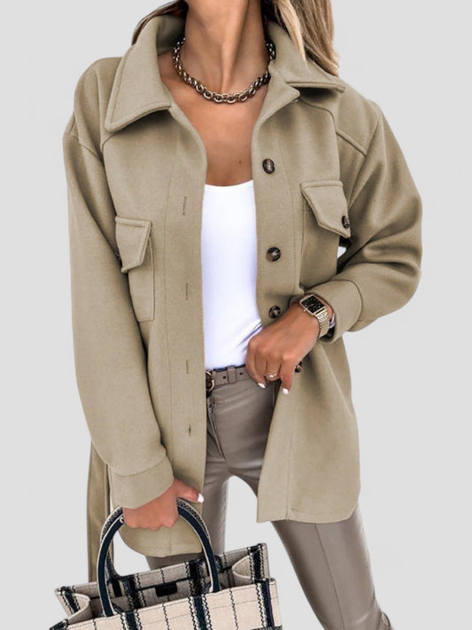 Carol | Oversized Button-Up Long Shacket