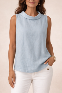 Carol | Relaxed Fit Sleeveless Blouse Tank Top