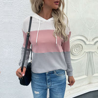 Cheryl | Casual Colorblock Drawstring Hoodie
