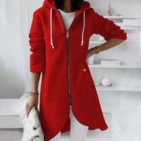 Cheryl | Hooded Zip-Up Longline Jacket