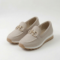 Cynthia | Woven Horsebit Platform Loafers