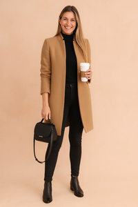 Denise | Tailored Slim Fit Long Coat