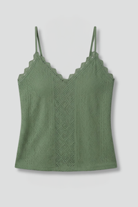 Donna | Soft Elegant V Neck Crochet Lace Top