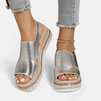 Jennifer | Espadrille Wedge Sandals