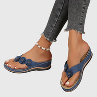 Jill | Floral Wedge Comfort Sandals