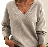 Joyce | V-Neck Knit Pullover Sweater