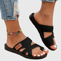 Kelly | Sporty Crisscross Strap Sandals
