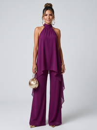 Kimberly | Asymmetric Halter Top