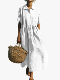 Laura | Linen Summer Maxi Dress