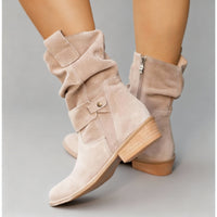 Laura | Slouchy Suede Ankle Boots