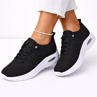 Marie | Knit Lace-Up Sneakers with Air Cushion Sole