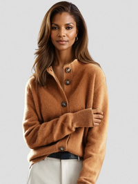 Marilyn | Oversized Button-Up Knit Cardigan