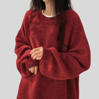 Michelle | Oversized Chunky Knit Crewneck Sweater