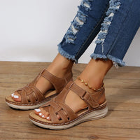 Monica | Comfortable Wedge Sandals with Woven Straps