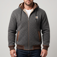 Paul | Quilted Hooded Jacket With Fleece Lining