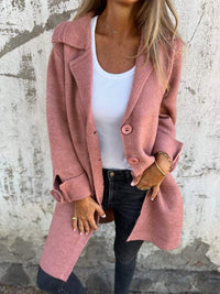 Sandra | Oversized Knit Cardigan With Button Front