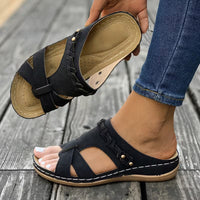Sandy | Wedge Sandals with Woven Straps