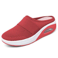 Tina | Athletic Mesh Platform Slip-On Mules