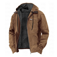 Todd | Hooded Fleece Lined Full Zip Jacket