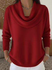 Vicki | Relaxed Cowl Neck Knit Sweater