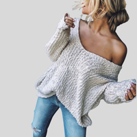 Women's Brianna | Off Shoulder Chunky Knit Sweater
