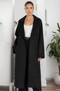 Women's Martha | Elegant Open Front Duster Coat